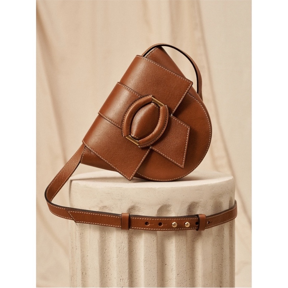 Banana Republic Brown Leather Crossbody Bag